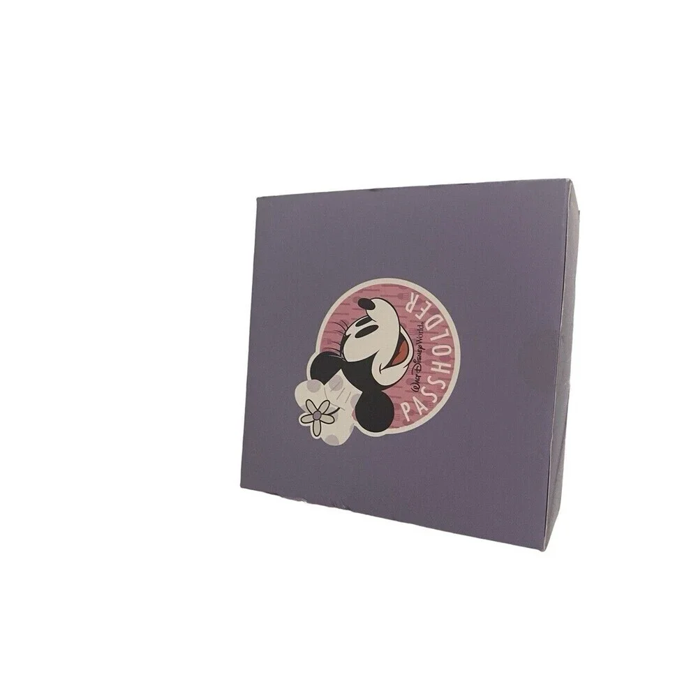Walt Disney World Passholder Wooden Coaster Set Of 4 Minnie Mouse New In Box